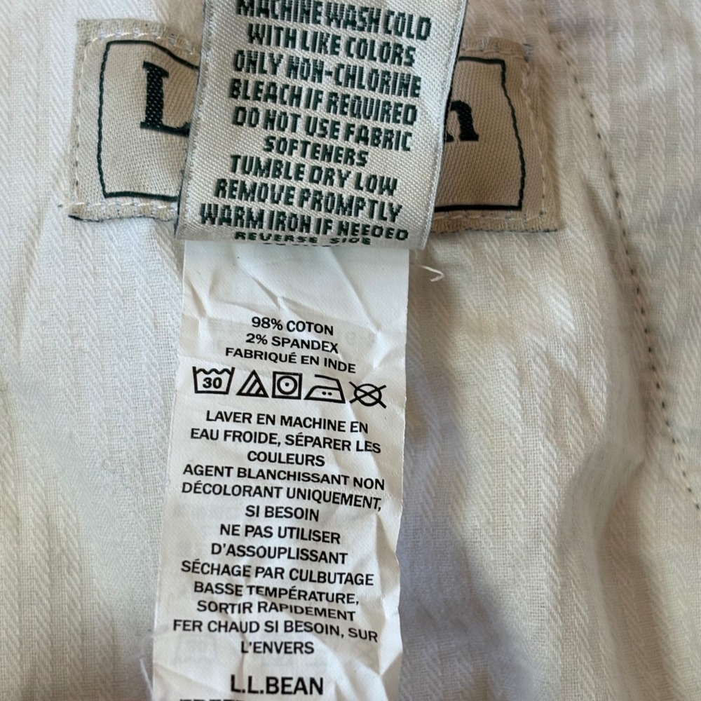 L.L. Bean Corduroy Pants Mens 36x28 Charcoal Grey Academia Stretch Trousers - Picture 9 of 12